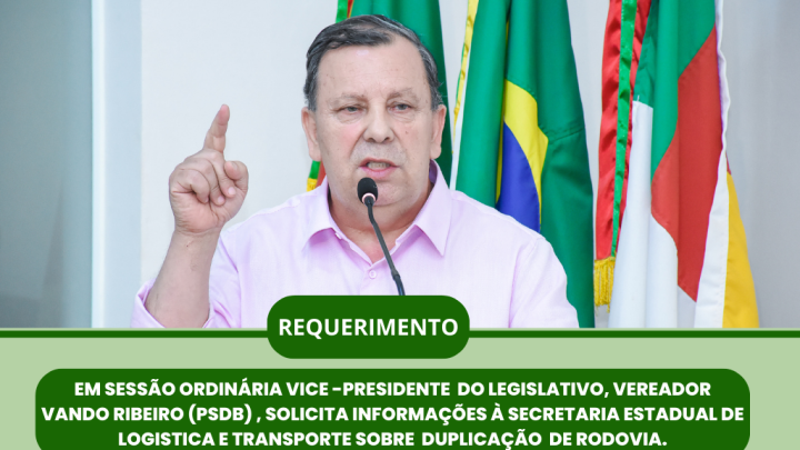 Aprovado requerimento sobre a duplica&ccedil;&atilde;o da ERS 344 no trecho Santo &Acirc;ngelo/Santa Rosa