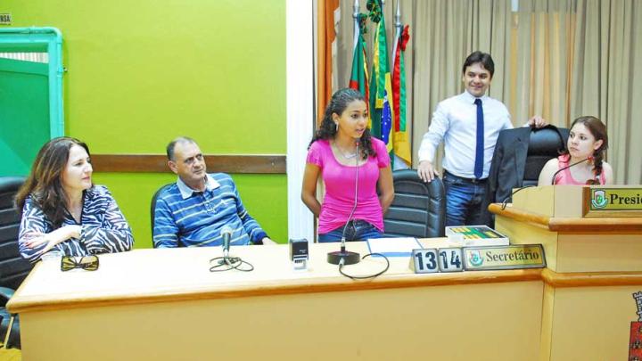 1&ordf; Sess&atilde;o Legislativa Estudantil &eacute; realizada na C&acirc;mara de Vereadores