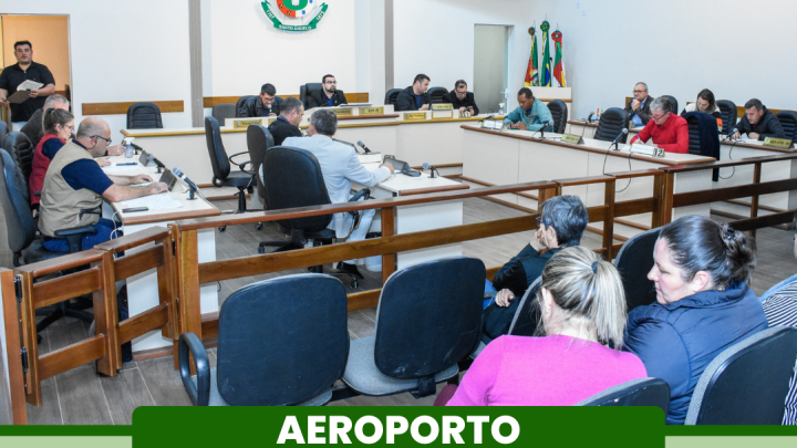 Legislativo realiza audi&ecirc;ncia p&uacute;blica para tratar assuntos referentes ao Aeroporto Regional Sep&eacute; Tiaraju - GEL
