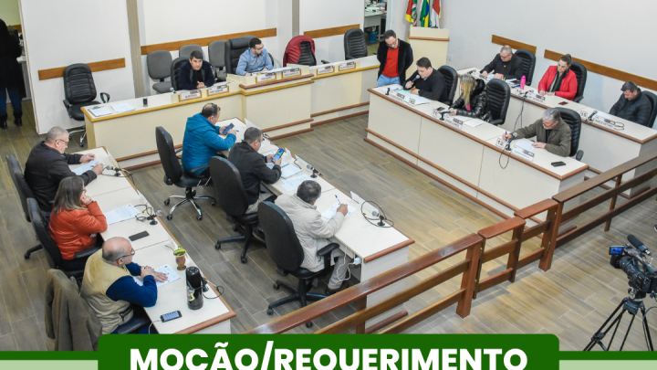 Veja a mo&ccedil;&atilde;o e requerimento aprovados esta semana na C&acirc;mara de Vereadores