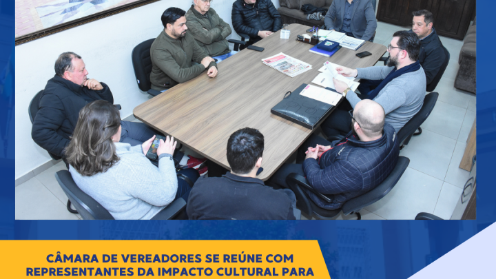 C&acirc;mara acompanha obras do Teatro Ant&ocirc;nio Sepp e refor&ccedil;a apoio &agrave; cultura local