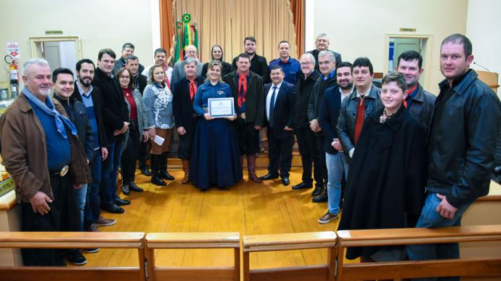 CTG A Voz dos Pampas completa 50 anos &eacute; homenageado pela C&acirc;mara de Vereadores de Santo &Acirc;ngelo