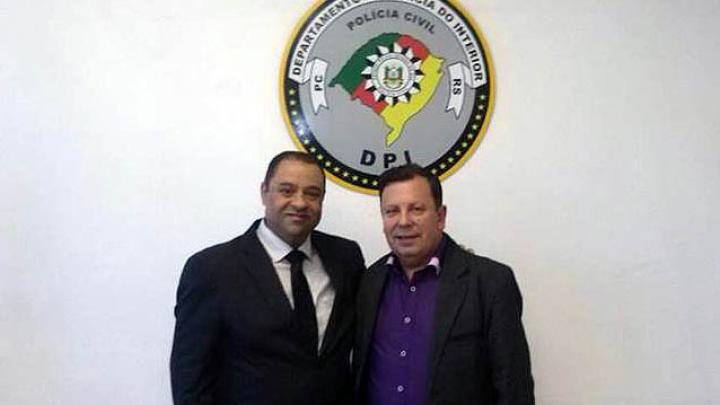 Presidente Vando visita Diretor do Departamento de Pol&iacute;cia do Interior, Fernando Sodr&eacute;