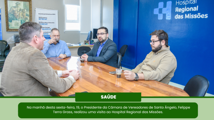 Legislativo visita o Hospital Regional das Miss&otilde;es