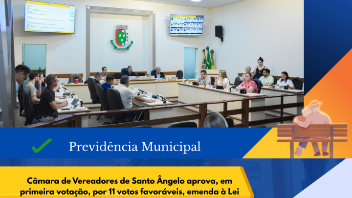 Legislativo aprova em primeira vota&ccedil;&atilde;o por 11 votos favor&aacute;veis emenda &agrave; Lei Org&acirc;nica sobre reforma previdenci&aacute;ria municipal que seguir&aacute; para segunda vota&ccedil;&atilde;o