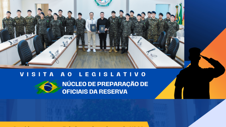 Presidente Jonatas Toledo recebe alunos do NPOR em visita ao Legislativo