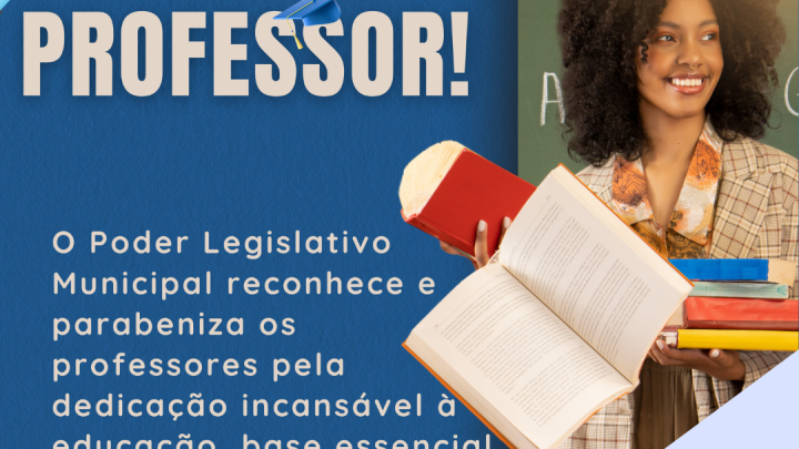 C&acirc;mara homenageia professores pelo compromisso com a educa&ccedil;&atilde;o