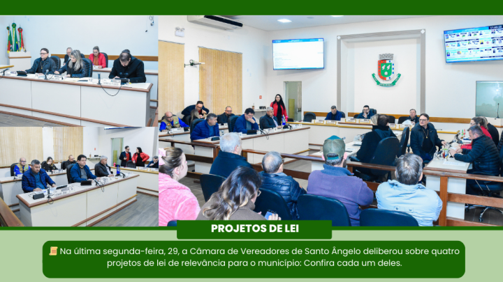 Saiba tudo sobre os Projetos de Lei aprovados durante a Sess&atilde;o Ordin&aacute;ria
