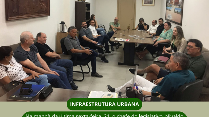 Presidente do Legislativo recebeu no gabinete presidencial representantes da comunidade do bairro Pippi
