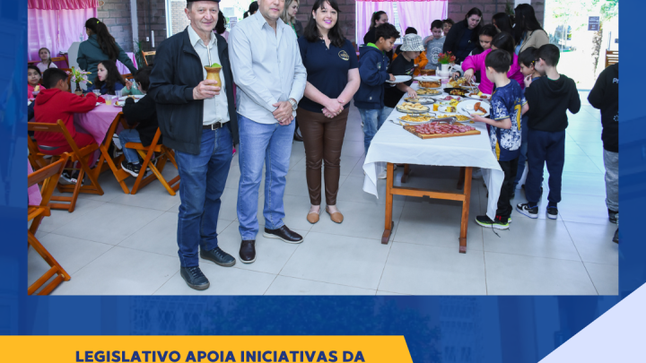 Legislativo apoia a&ccedil;&otilde;es educativas na Semana da Alimenta&ccedil;&atilde;o