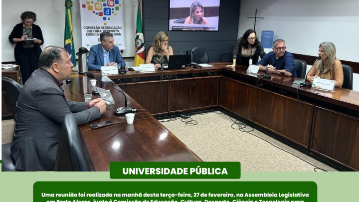 Universidade p&uacute;blica das miss&otilde;es em pauta na Assembleia Legislativa